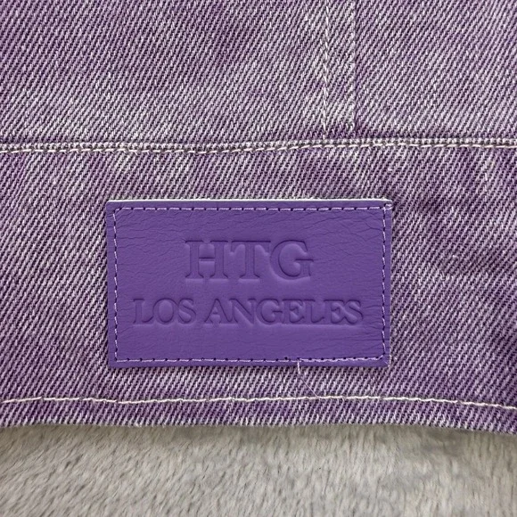 Honor The Gift‎ Jacket Women's Oversized Workman Cropped Purple Size XL NWT - Picture 12 of 12
